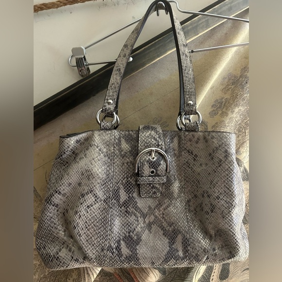 Coach Handbag Shoulder Bag Satchel Leather Bag - Picture 3 of 12